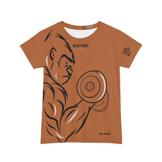 Beast Mode - Iron Instinct - Burnt Orange - Women's T-Shirt