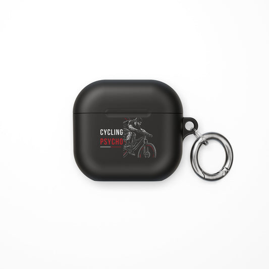 Cycling Psycho - Gravity Rebel - Black - AirPods Clip-On Case Cover