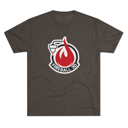 Fireball 3D - Brand Logo - Triblend T-shirt