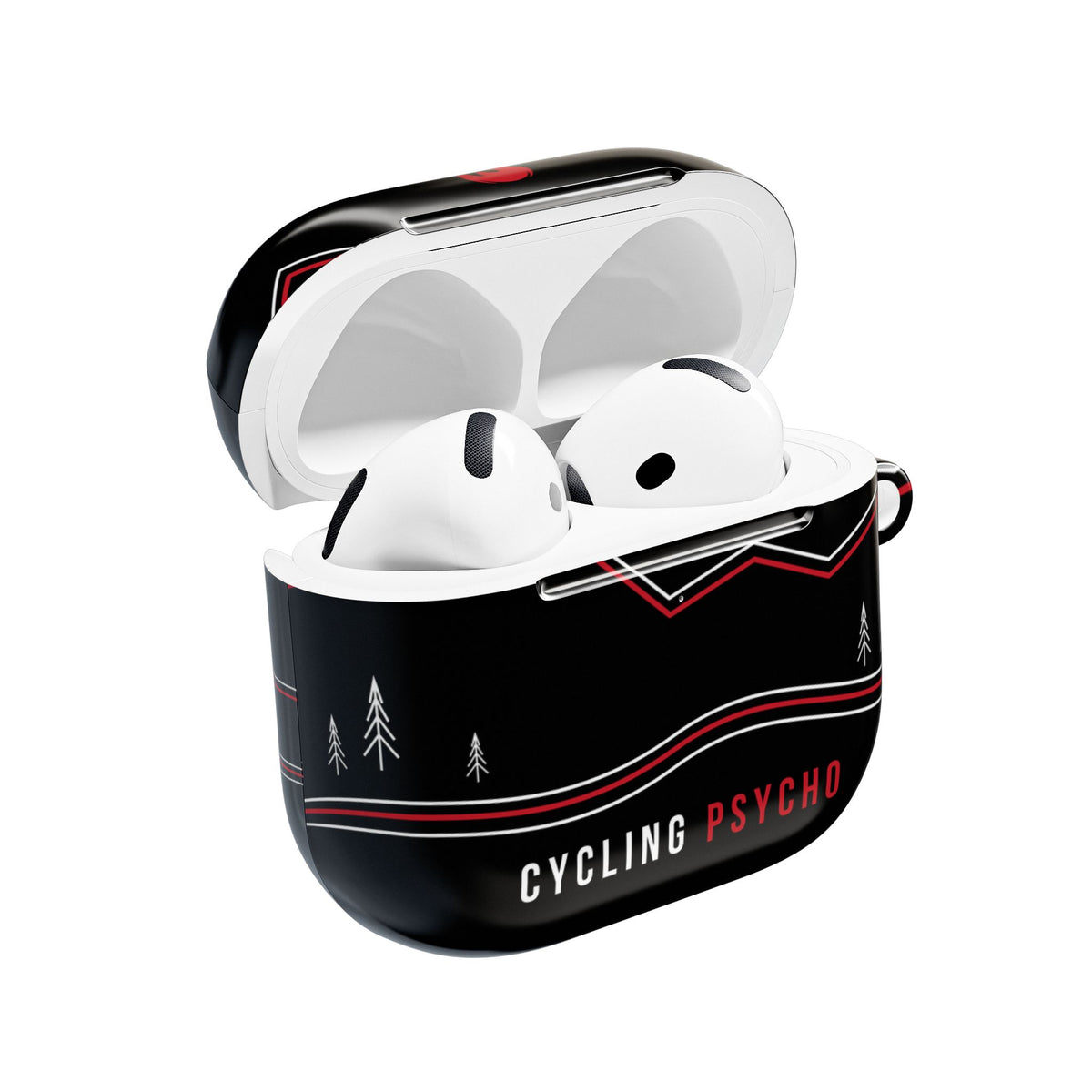 Cycling Psycho - Gravity Rebel - Black - AirPods Case