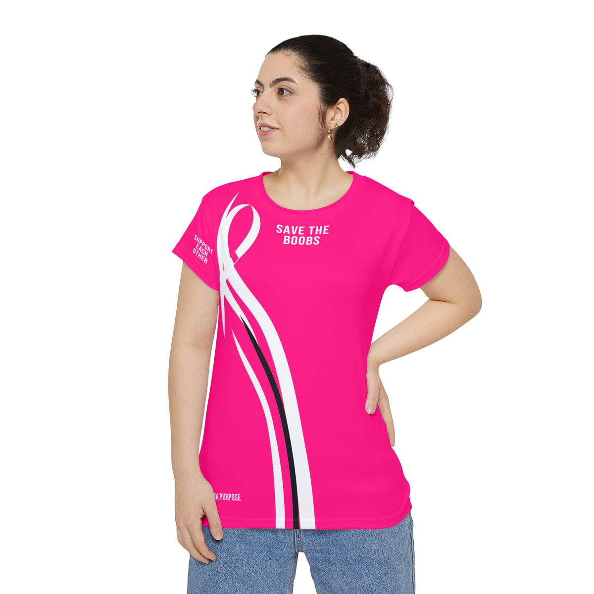 Pink Purpose - Hot Pink - Women's T-Shirt
