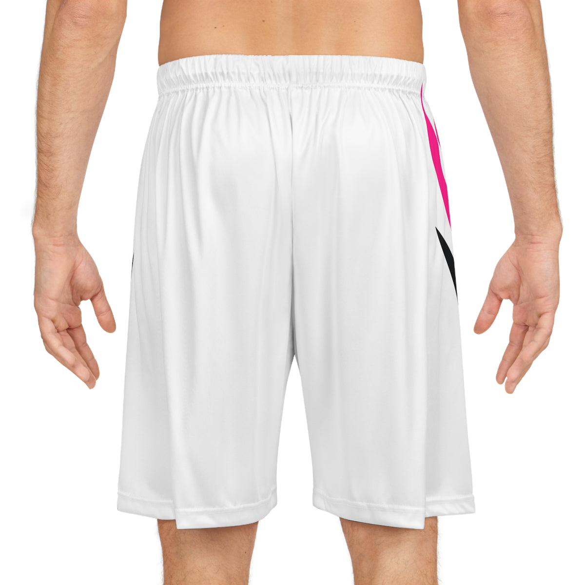 Pink Purpose - White - Men's Sports Shorts