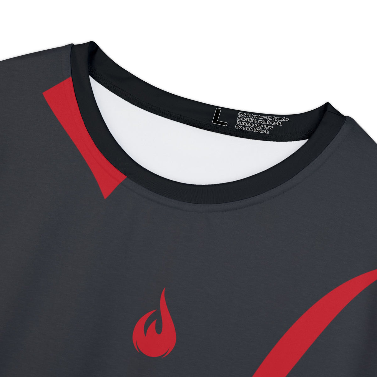 Flames Edge - Gray - Women's T-Shirt