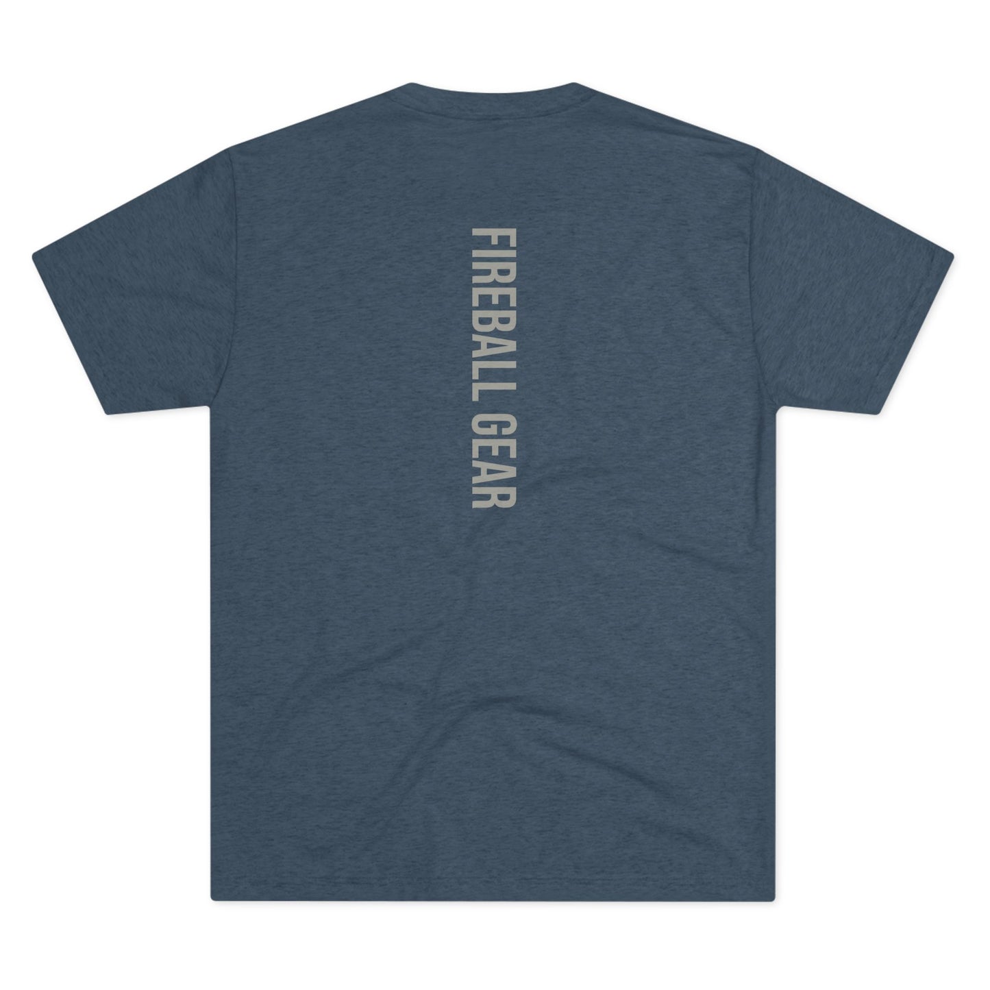 Fireball Gear - Flamme & Ausrüstung - Grau & Weiß - Unisex Triblend T-Shirt