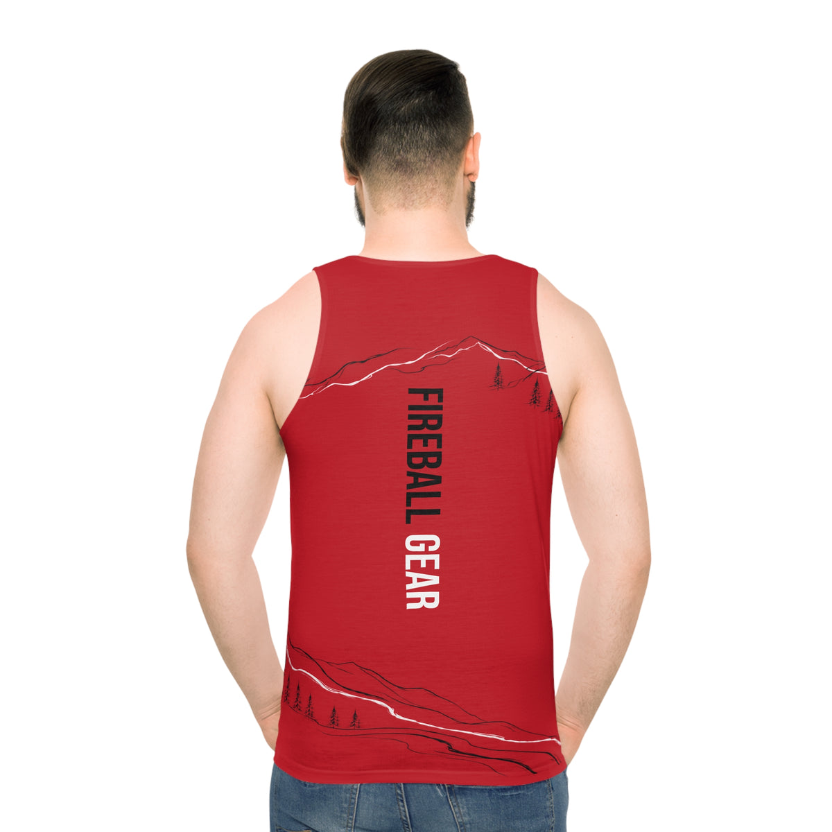 Cycling Psycho - Gravity Rebel - Red - Unisex Tank Top