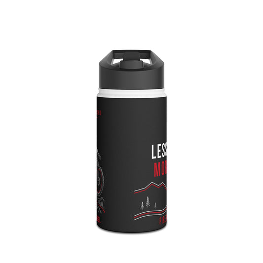 Cycling Psycho - Gravity Rebel - Black - Stainless Steel Water Bottle