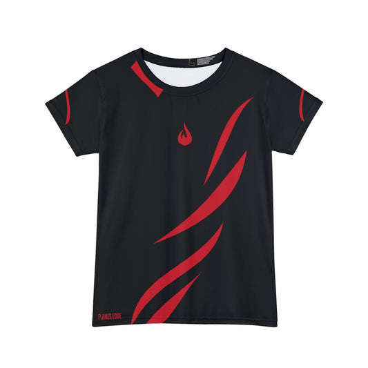 Flames Edge - Black - Women's T-Shirt