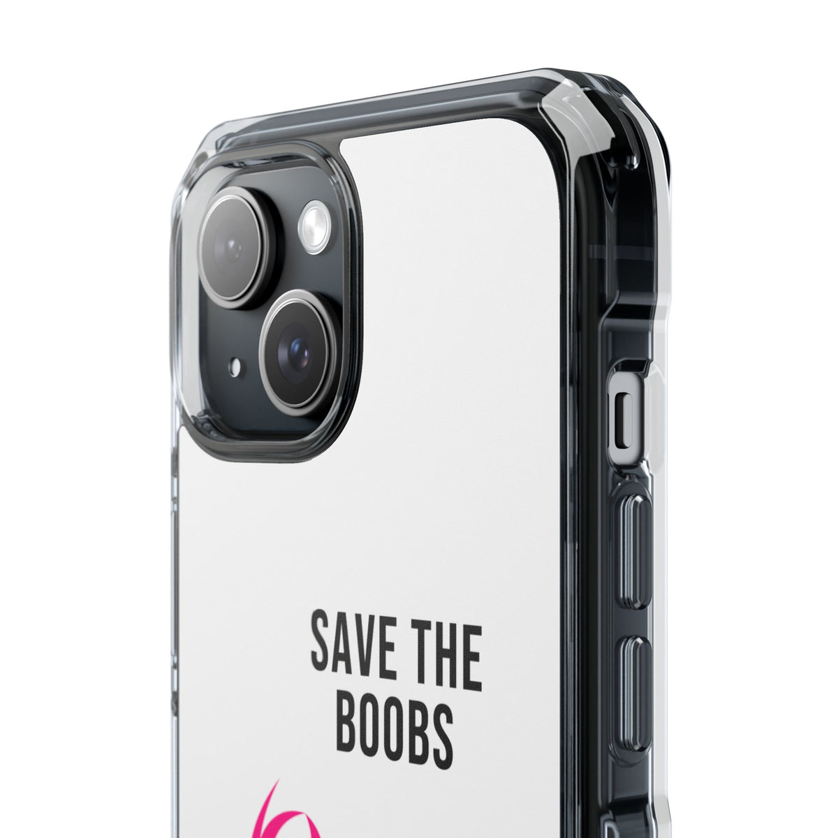 Pink Purpose - White - Magnetic Clear Impact iPhone Case