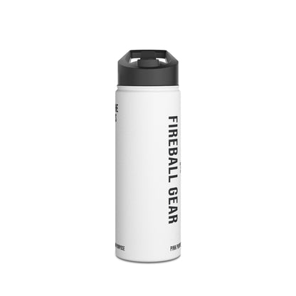 Pink Purpose - White - Stainless Steel Water Bottle