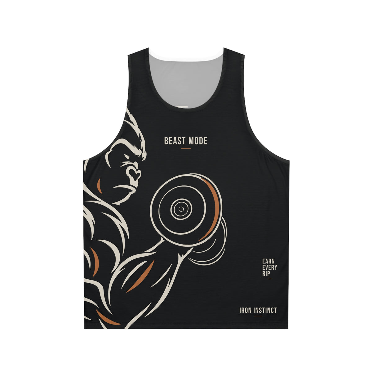 Beast Mode - Iron Instinct - Black - Unisex Tank Top
