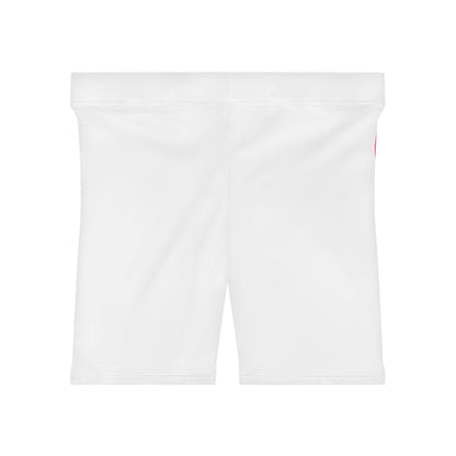 Pink Purpose - White - Women's Biker Shorts