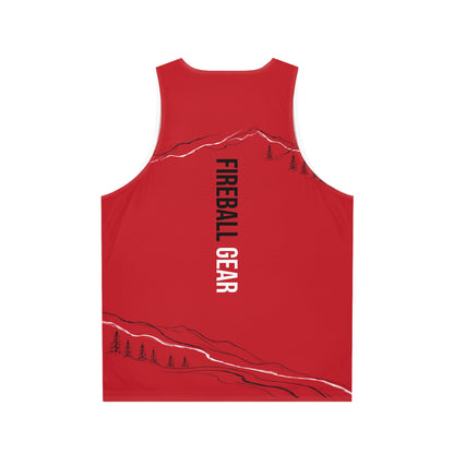 Cycling Psycho - Gravity Rebel - Red - Unisex Tank Top