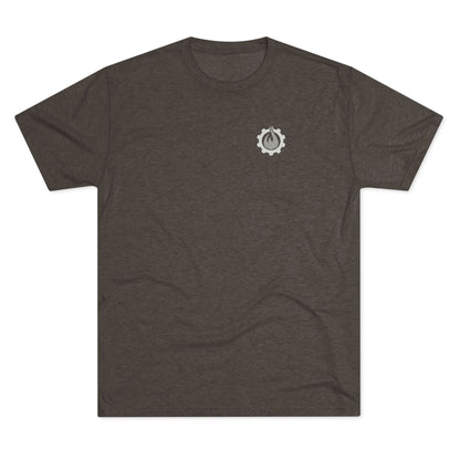 Fireball Gear - Flamme &amp; Ausrüstung - Grau &amp; Weiß - Unisex Triblend T-Shirt