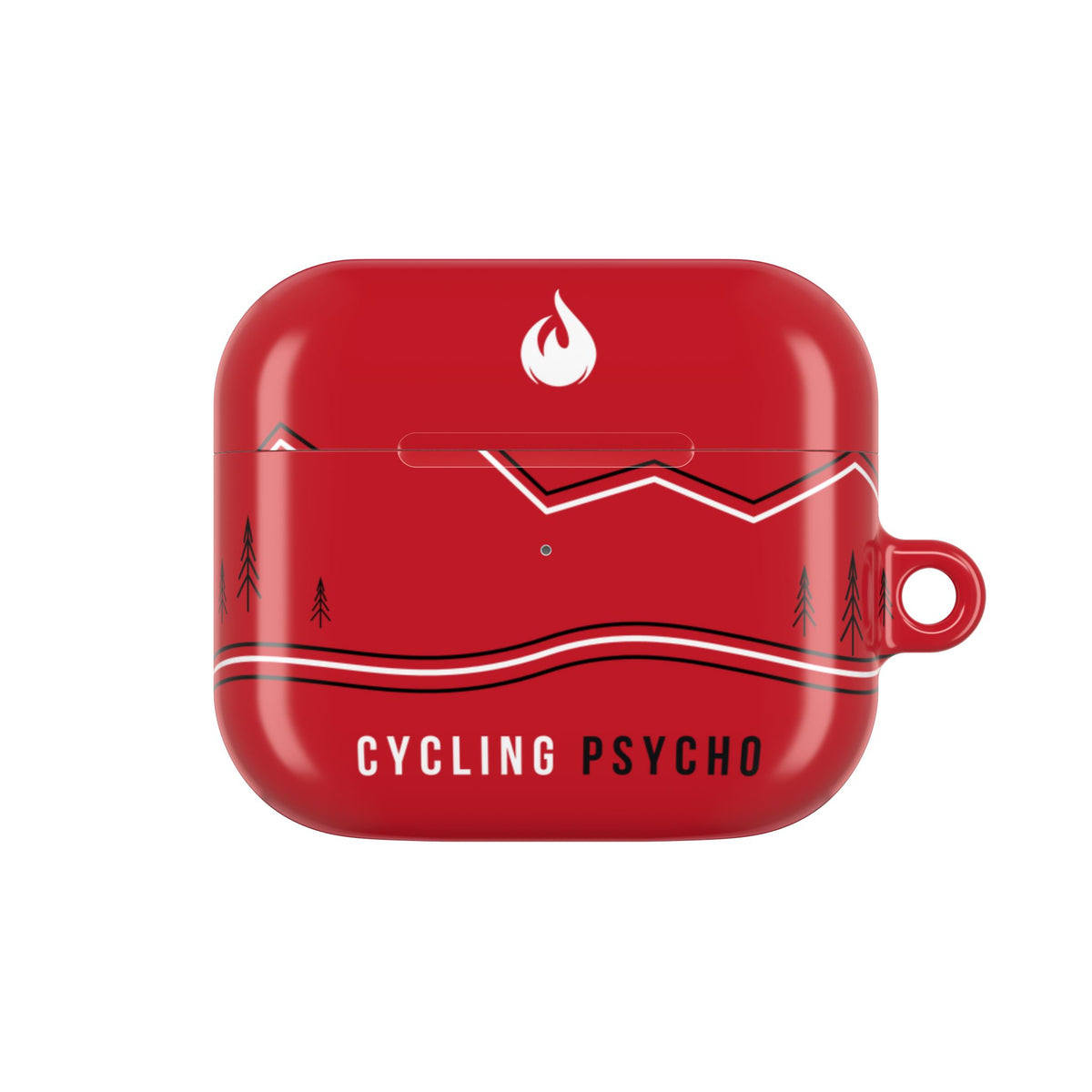 Cycling Psycho - Gravity Rebel - Red - AirPods Case