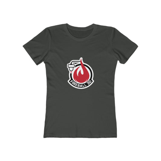 Fireball 3D Logo - Women's Slim Fit T-shirt