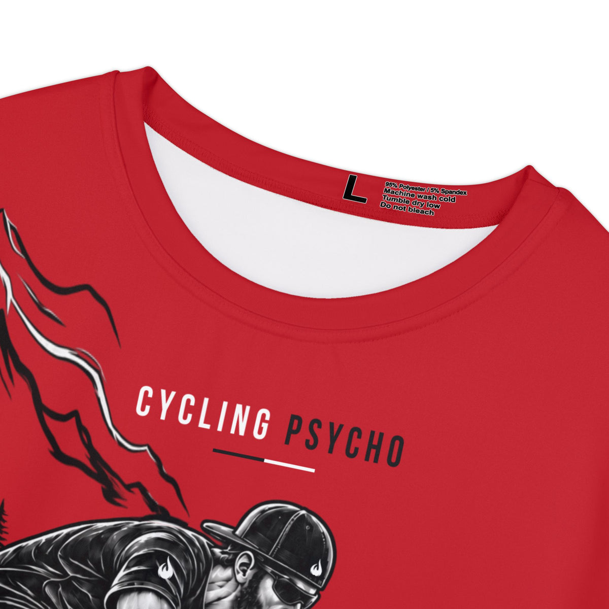 Cycling Psycho - Gravity Rebel - Red - Women’s Short Sleeve Shirt