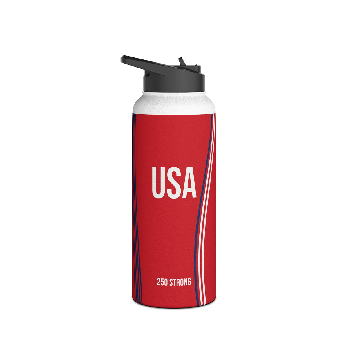 250 Strong - Red - Stainless Steel Water Bottle