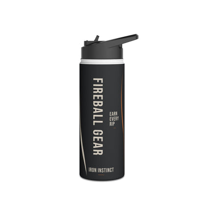Beast Mode - Iron Instinct - Black - Stainless Steel Water Bottle