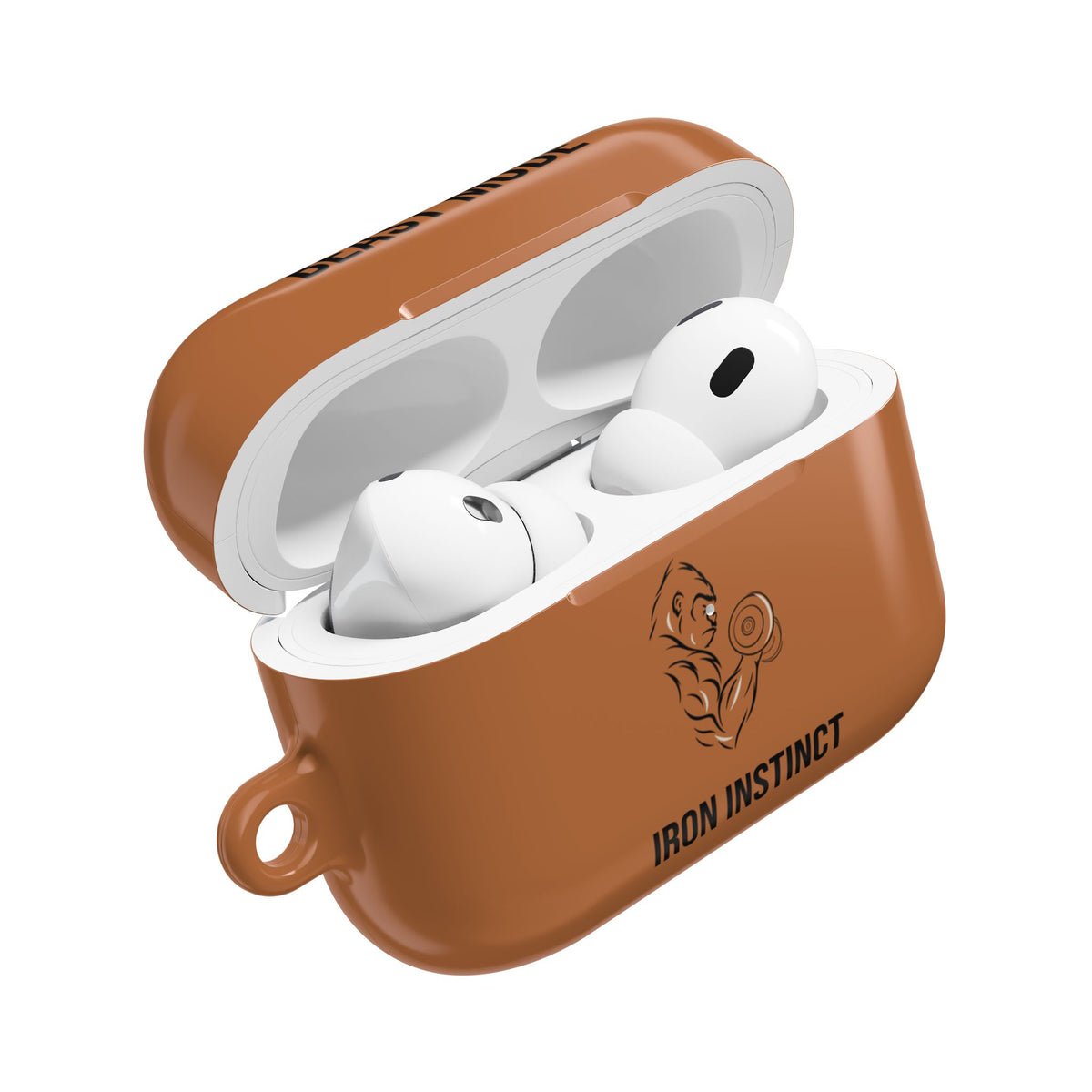 Beast Mode - Iron Instinct - Burnt Orange - AirPods Case