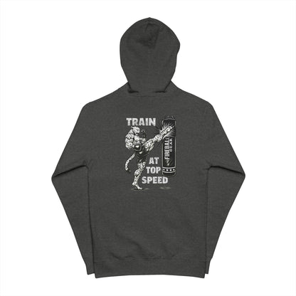 Beast Mode Series – Cheetah Kickboxing – Train at Top Speed – Fitness Zip-Up Lightweight Hoodie
