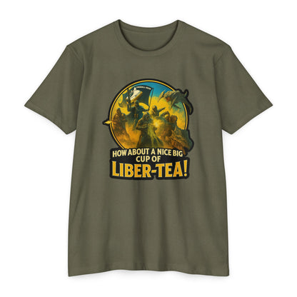 Hell Divers – Trinken Sie eine schöne große Tasse Waage-Tee! – Unisex-T-Shirt