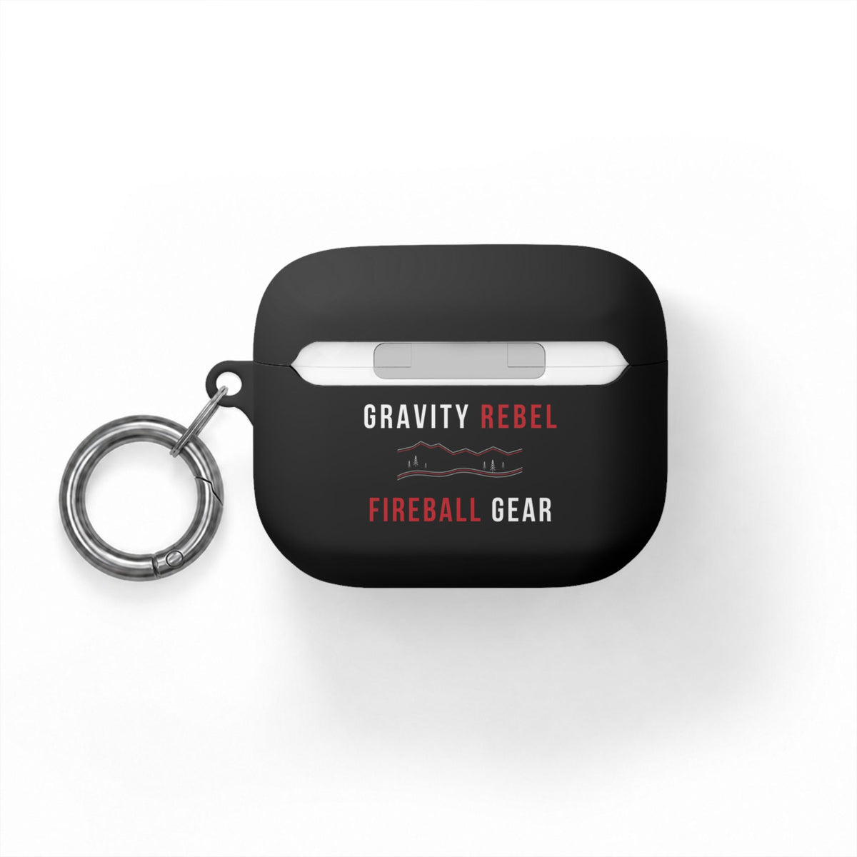 Cycling Psycho - Gravity Rebel - Black - AirPods Clip-On Case Cover