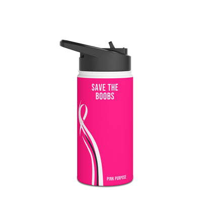 Pink Purpose - Hot Pink - Stainless Steel Water Bottle