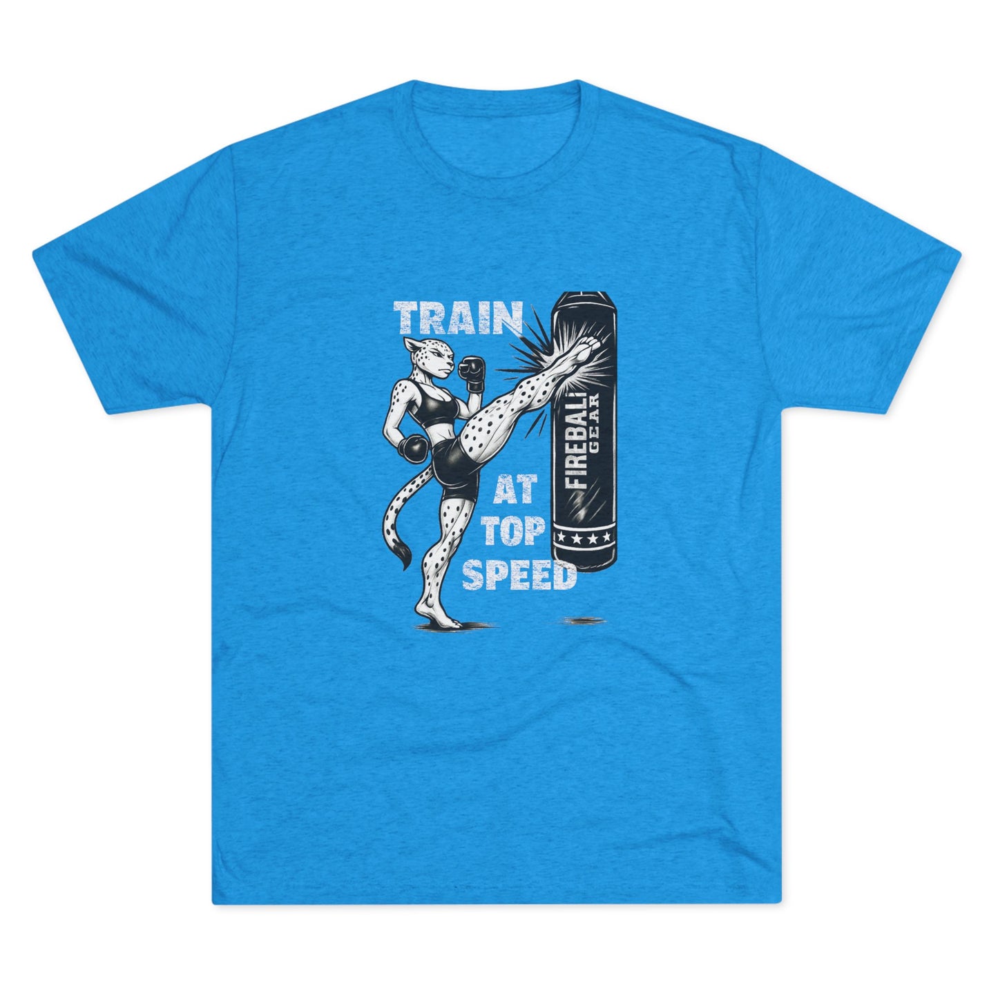 Beast Mode Serie - Train at Top Speed ​​Female - Unisex Triblend T-Shirt