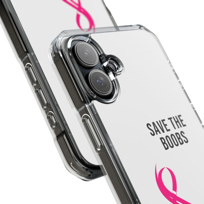 Pink Purpose - White - Magnetic Clear Impact iPhone Case