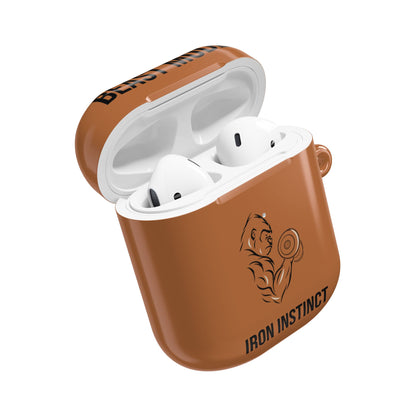 Beast Mode - Iron Instinct - Burnt Orange - AirPods Case