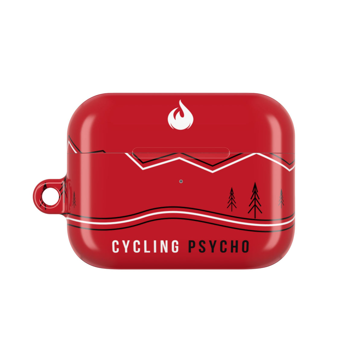 Cycling Psycho - Gravity Rebel - Red - AirPods Case