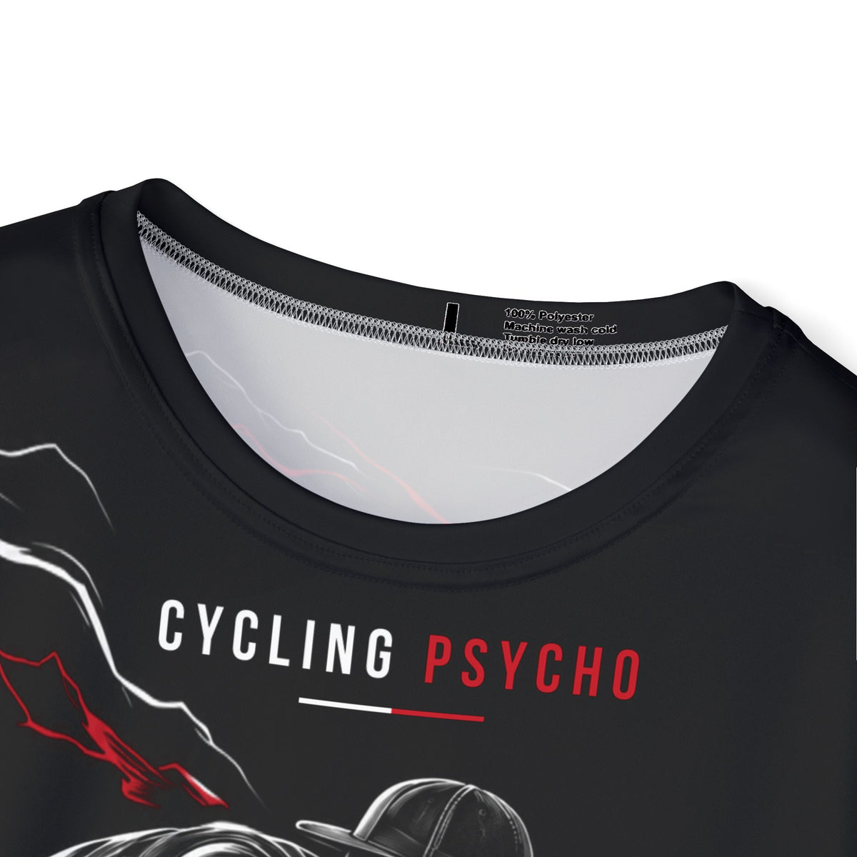 Cycling Psycho - Gravity Rebel - Black - Unisex Cycling Jersey