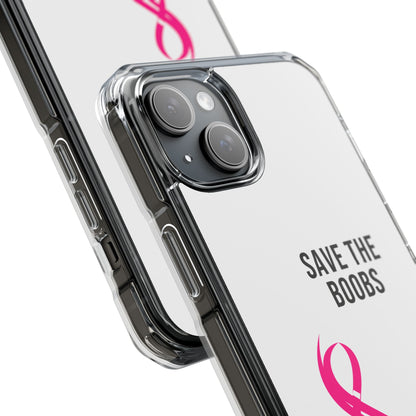 Pink Purpose - White - Magnetic Clear Impact iPhone Case
