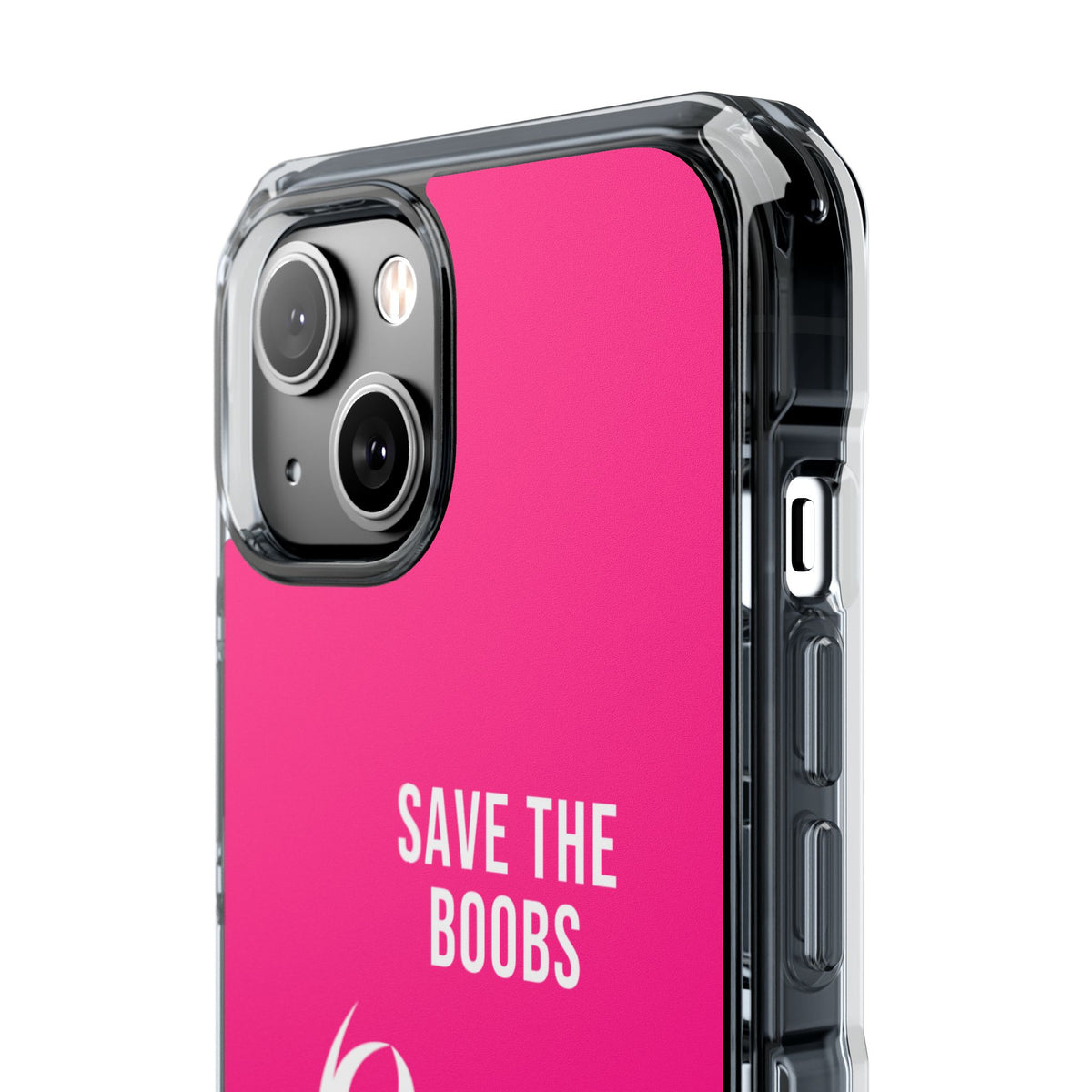 Pink Purpose - Hot Pink - Magnetic Clear Impact iPhone Case