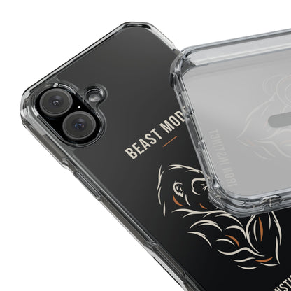 Beast Mode - Iron Instinct - Black - Magnetic Clear Impact iPhone Case