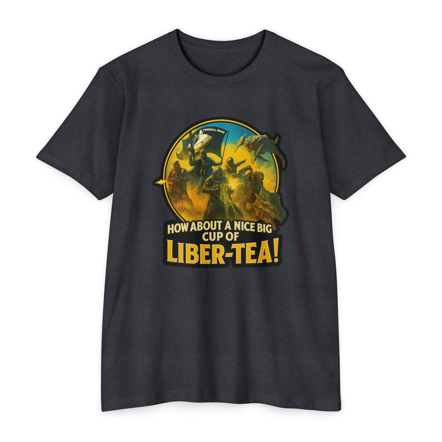 Hell Divers – Trinken Sie eine schöne große Tasse Waage-Tee! – Unisex-T-Shirt