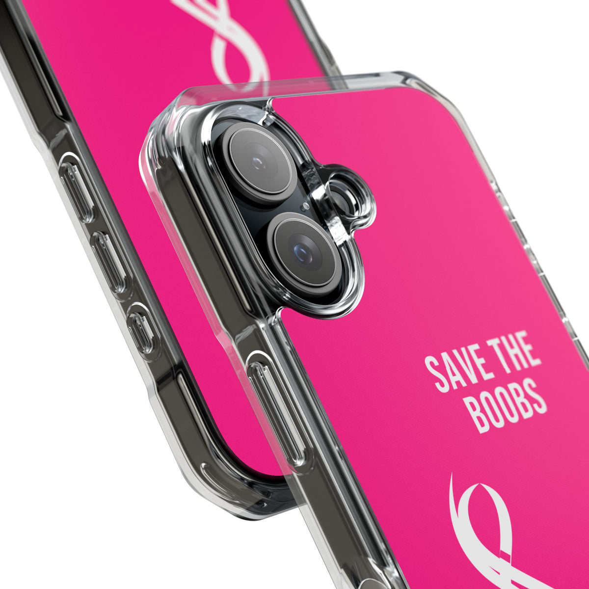 Pink Purpose - Hot Pink - Magnetic Clear Impact iPhone Case