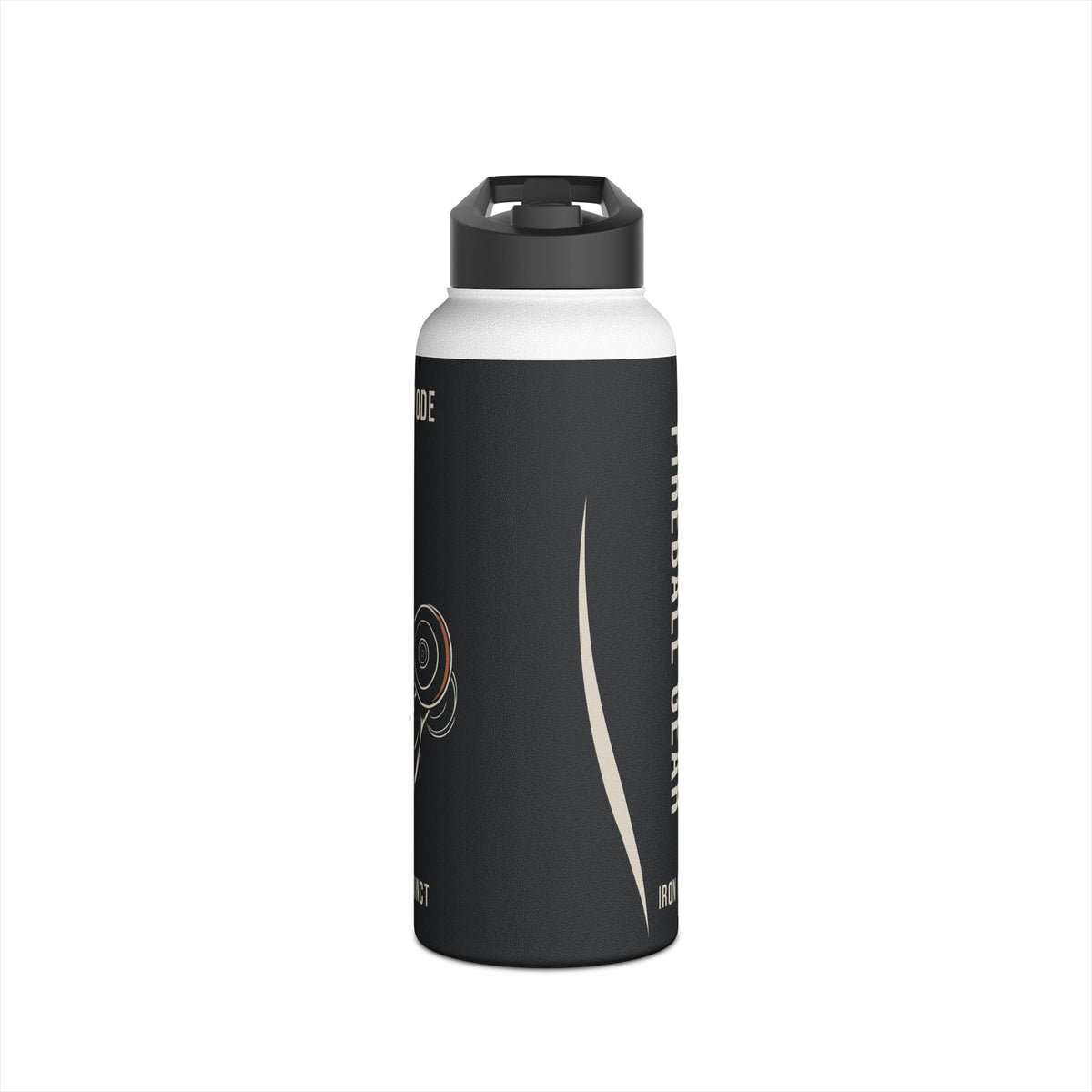 Beast Mode - Iron Instinct - Black - Stainless Steel Water Bottle