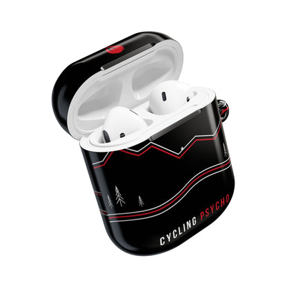 Cycling Psycho - Gravity Rebel - Black - AirPods Case