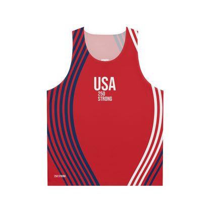 USA 250 Strong - Red - Unisex Tank Top