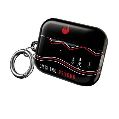 Cycling Psycho - Gravity Rebel - Black - AirPods Case