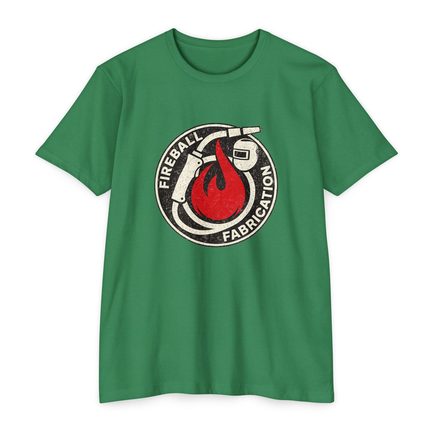 Fireball Fabrication - Distressed - Unisex T-Shirt