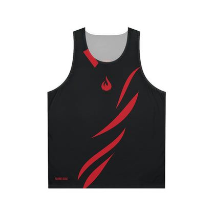 Flames Edge - Black - Unisex Tank Top