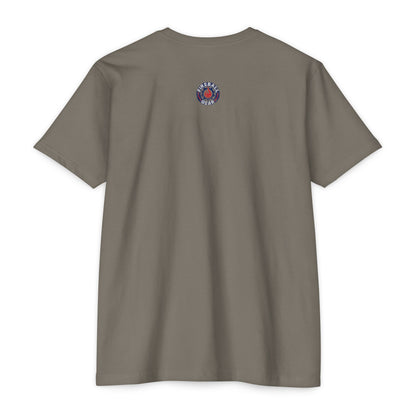 Bemalter Patriotischer Totenkopf - Unisex T-Shirt
