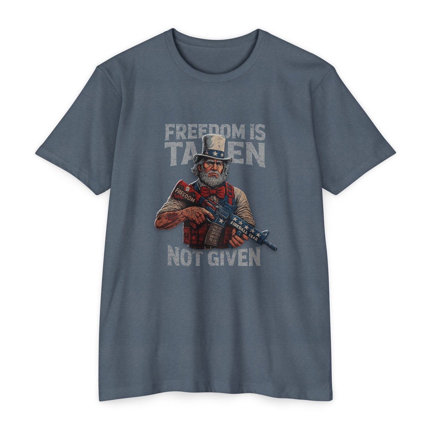 Freiheit wird genommen, nicht gegeben - Unisex T-Shirt