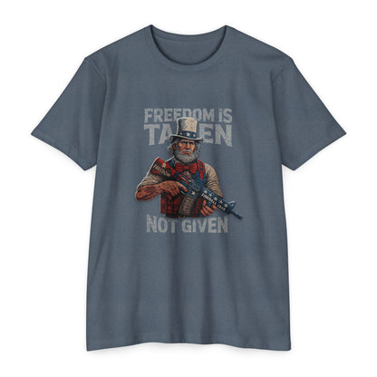 Freiheit wird genommen, nicht gegeben - Unisex T-Shirt
