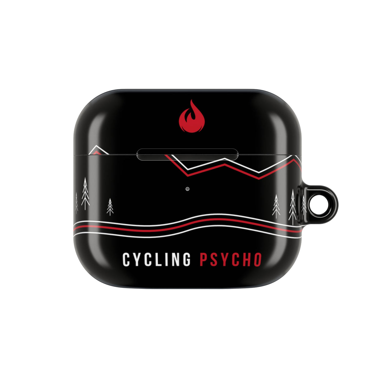 Cycling Psycho - Gravity Rebel - Black - AirPods Case