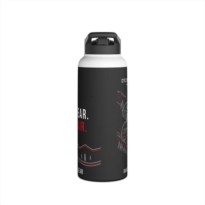 Cycling Psycho - Gravity Rebel - Black - Stainless Steel Water Bottle