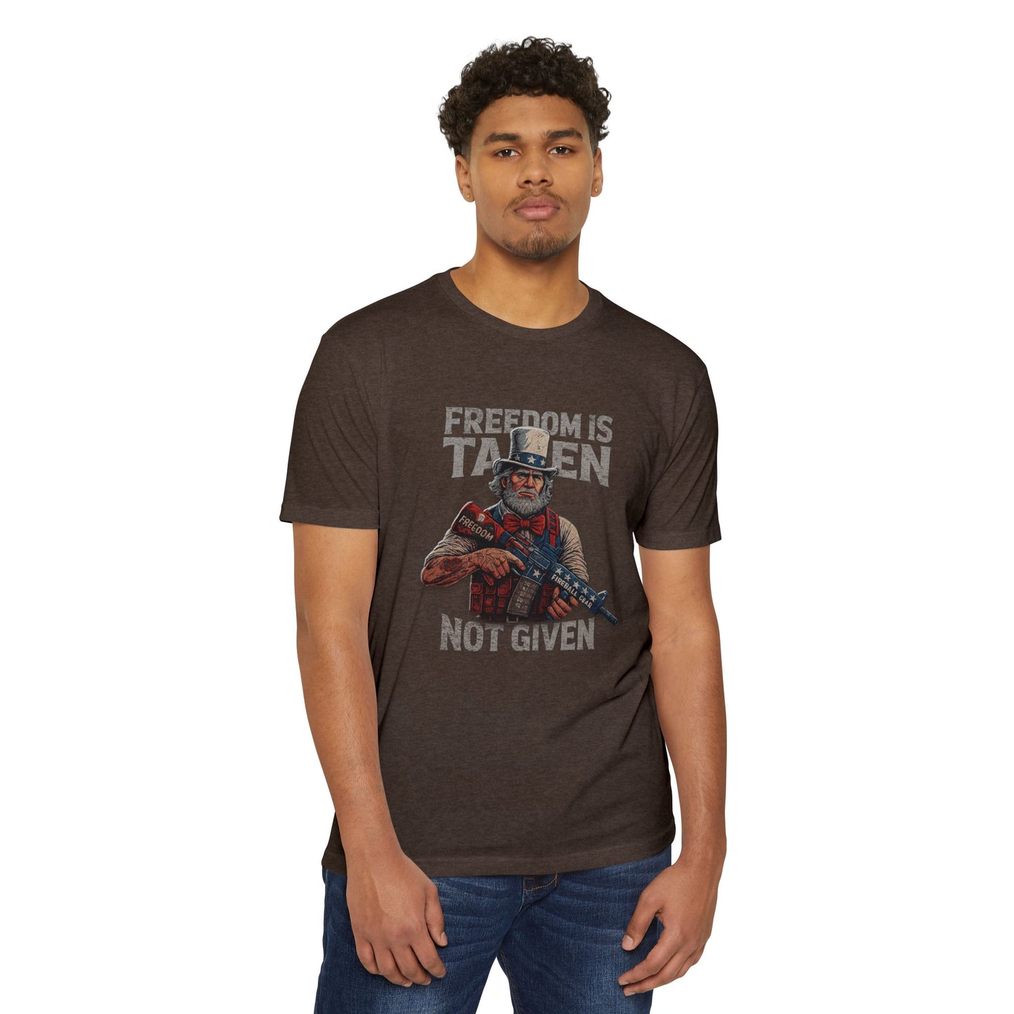 Freiheit wird genommen, nicht gegeben - Unisex T-Shirt