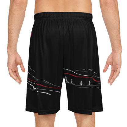 Cycling Psycho - Gravity Rebel - Black - Men’s Sports Shorts